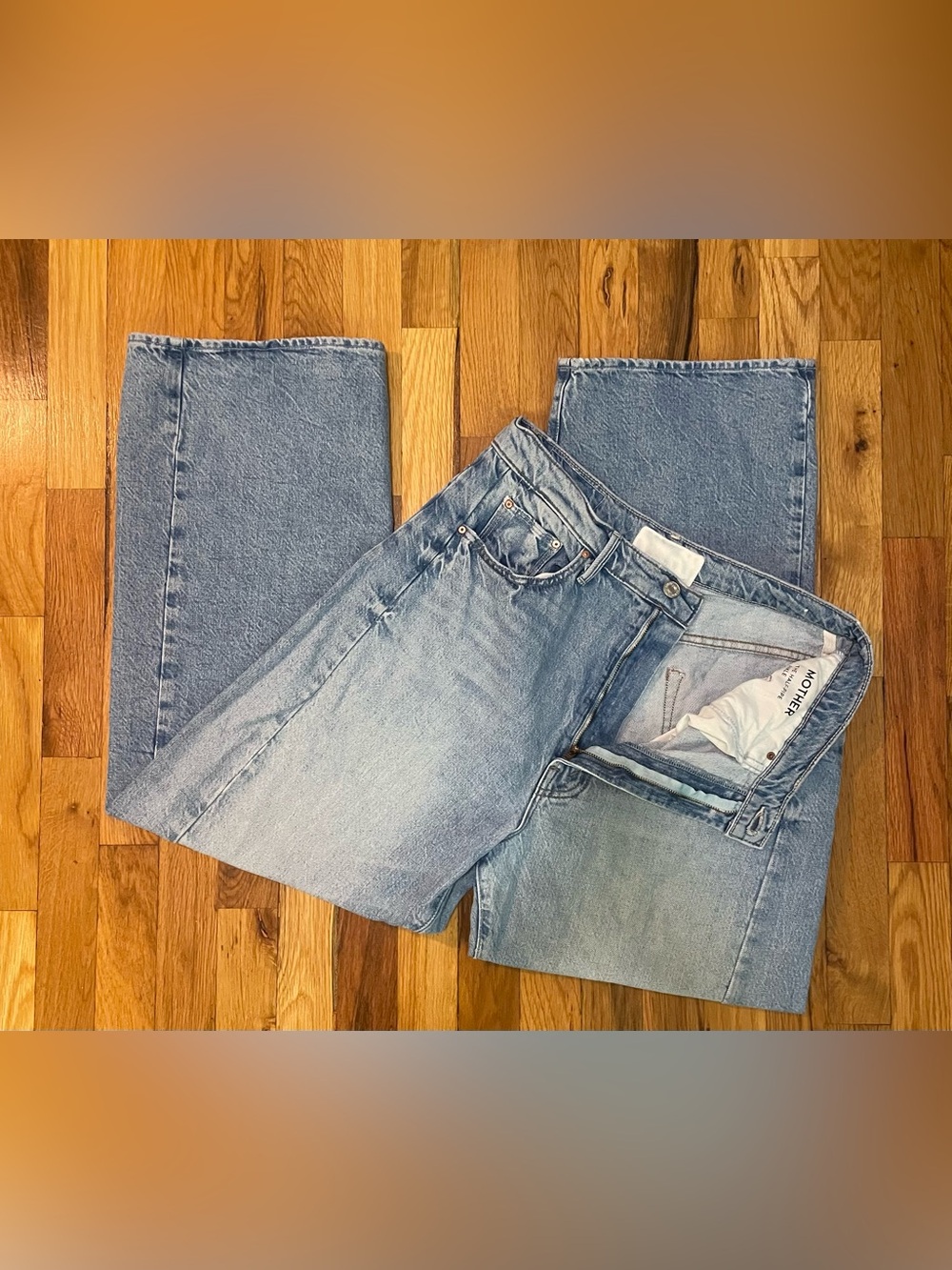 MOTHER SUPERIOR The Half-Pipe Ankle Barrel Jeans This Is How I Roll Size 31 - Picture 7 of 10